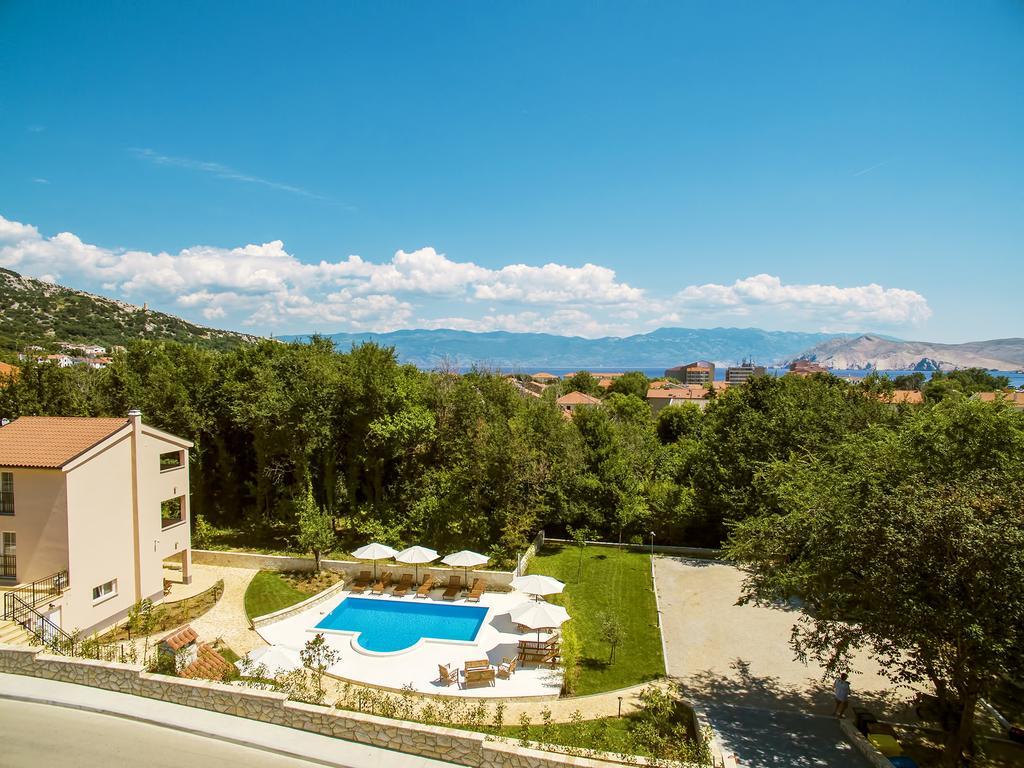 Residence Mediterraneo II Baška Exterior foto
